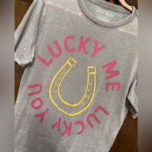 Lucky Brand Lucky Me, Lucky You Mineral Wash T-shirt